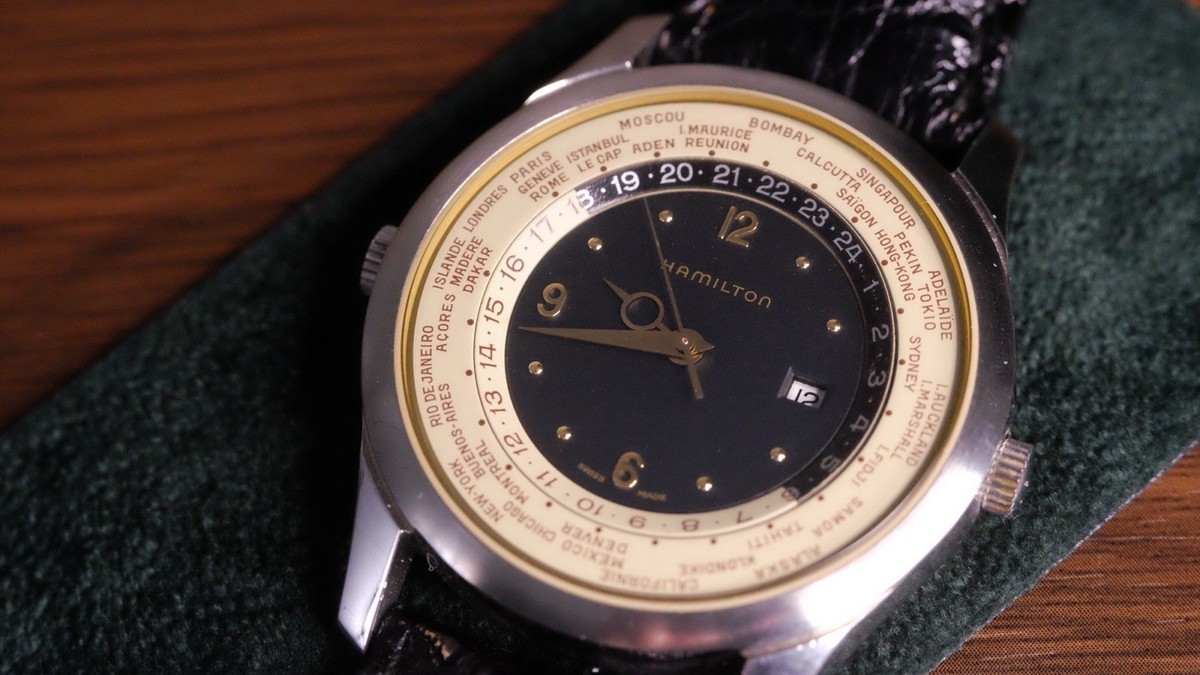 Rare Vintage Hamilton World Time 