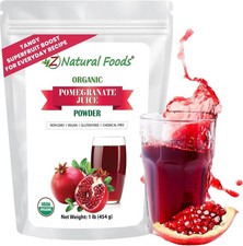 Organic Pomegranate Powder 1lb Pure Juice Extract Antioxidant Superfood Smoothie