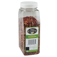 Spice Classics Crushed Red Pepper, 12 oz - One 12 Ounce Container of Dried and