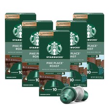Starbucks by Nespresso Original, Pike 10 Count Pack of 5 , Place Roast