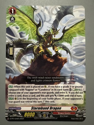 CARDFIGHT VANGUARD STORMBAND DRAGON (DRAGON EMPIRE EUGENE GANDEEVA) D-PR/434EN