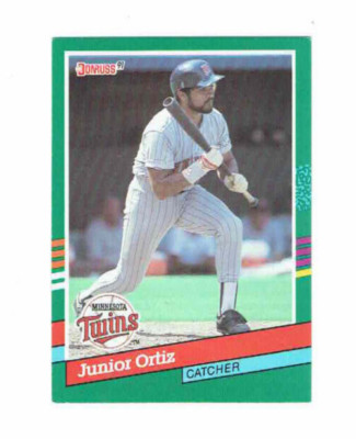 Adalberto [Junior] Ortiz Jr. MN Twins Catcher #659 Donruss 1991
