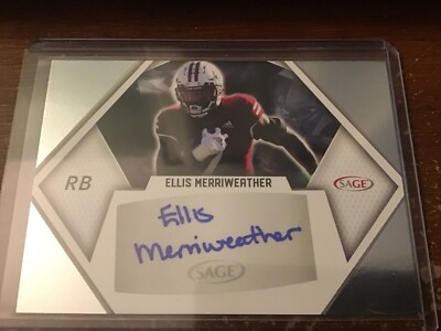 Ellis Merriweather 2023 SAGE High Series #A-EM Auto Silver