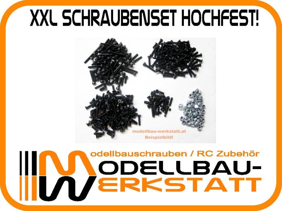 MARKENLOS XXL Schrauben-Set für Corally Kagama XP 6S Limited Edition 1:8 Stahl hochfest!