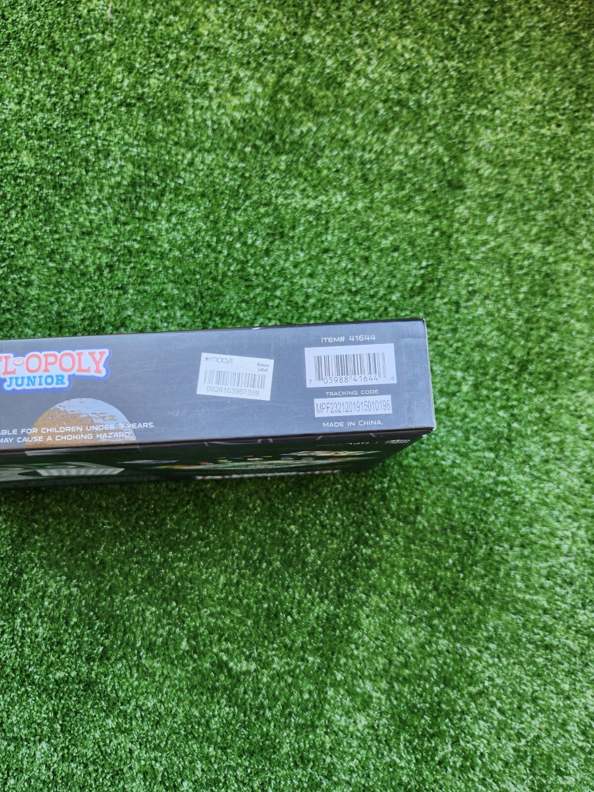 MASTERPIECES NFL-OPOLY JUNIOR MONOPOLY BOARD GAME COLLECTORS EDITION