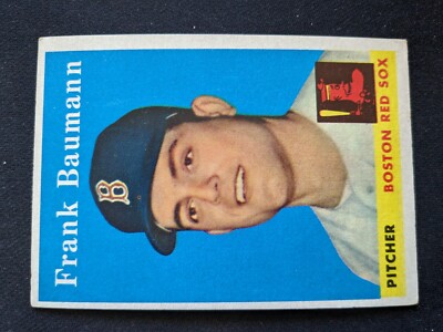 1958 Topps Baseball Card # 167 Frank Baumann  - Boston Red Sox RC (VG/EX)