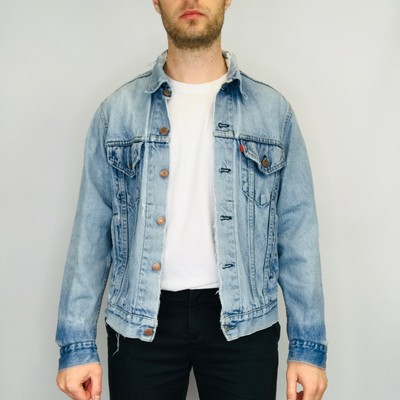 levis light blue denim jacket