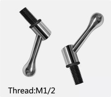 2PC Milling Machine Table Lock Bolt Mill Handle M1/2 Thread Tool For Bridgeport