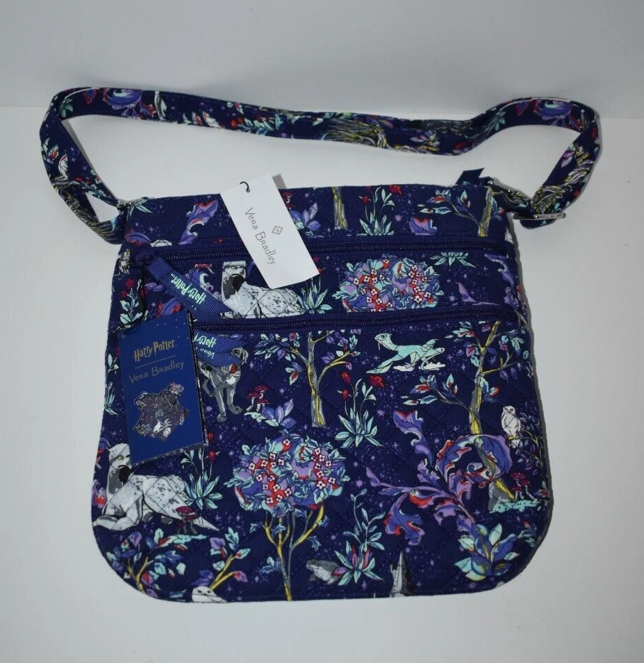 Vera Bradley Harry Potter Forbidden Forest Triple Zip Hipster eBay