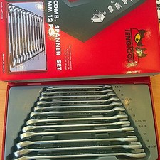 Image of Teng 12 Pce Metric Combination Spanner Wrench Set 8mm-19mm