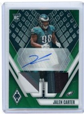 2023 Panini Phoenix Rookie Patch Autograph #RAD-JC Jalen Carter No 7 of 25