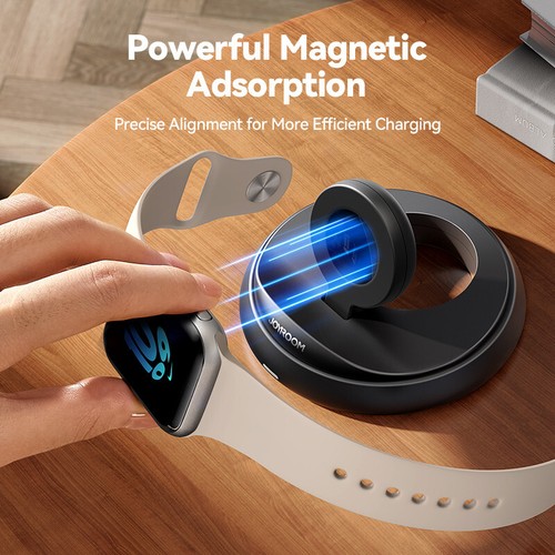 Joyroom for iWatch Charger Stand Portable Magnetic Charging Dock Fast Charger fo - Photo 4 sur 20