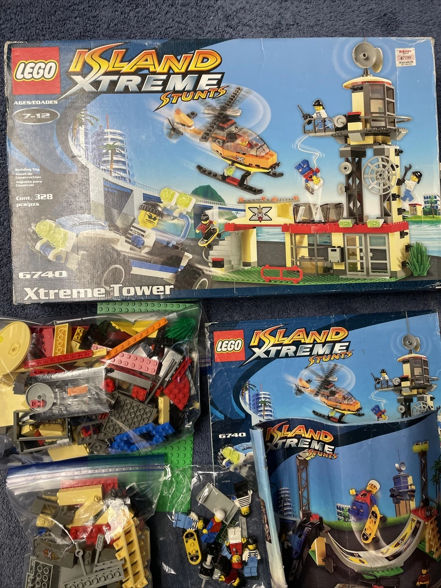 LEGO Island Xtreme Stunts 6738 Skateboard Challenge & 6740