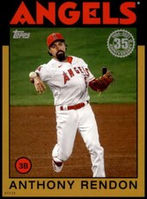Anthony Rendon 2021 Topps 5x7 1986 Baseball 35th Anniversary Gold #86B-33 /10