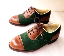 Fantom Leather Women Golf Shoes Size 4 Lace up- New   RARE!!! - Read