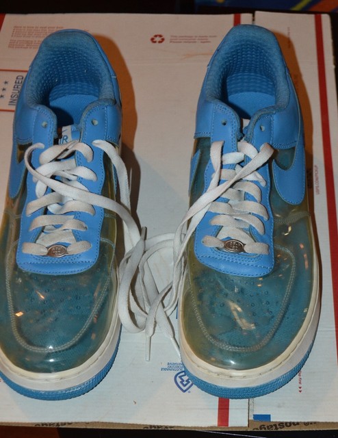 fully clear invisible nike air force ones