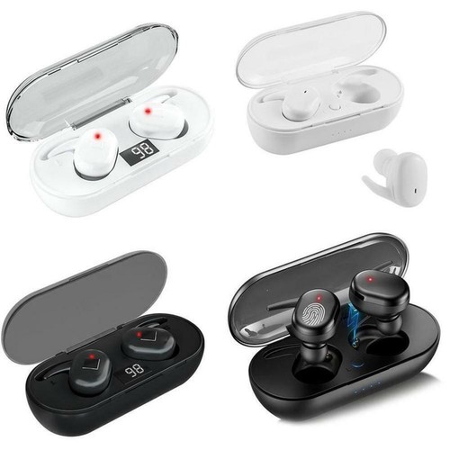 Bluetooth Compatible 5.0 Wireless Stereo Earphone Earbuds Noise Canceling C9R7 - Zdjęcie 12 z 14