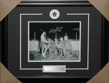 Bobby Baun signed autograph Toronto Maple Leafs 8x10 framed