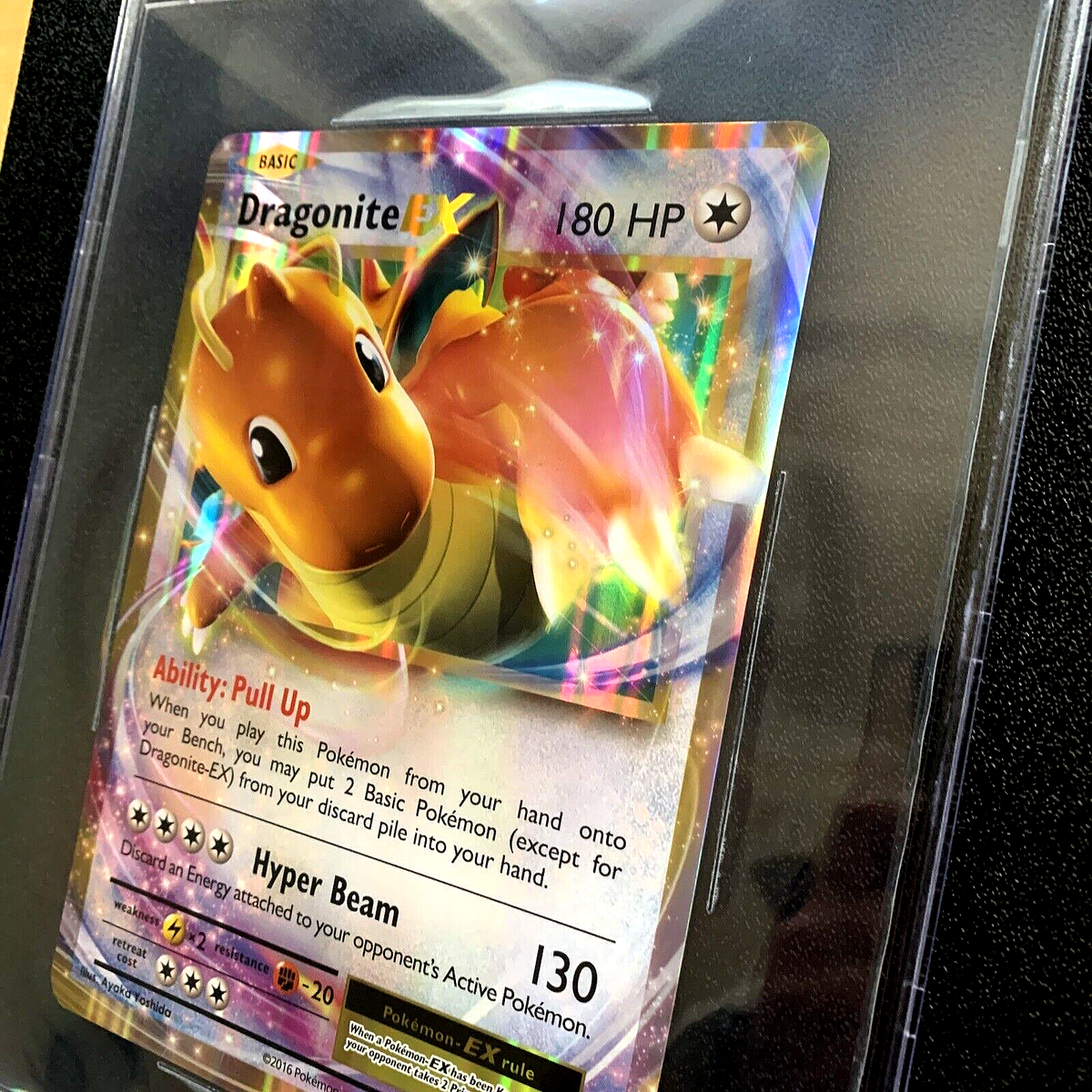 ENGLISH BGS 9 MINT 2020 DRAGONITE EX EVOLUTIONS OVERSIZED HOLO