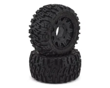 Pro-Line Trencher Low Profile 2.8" Tires w/Raid Rear Wheels (2) (Black)