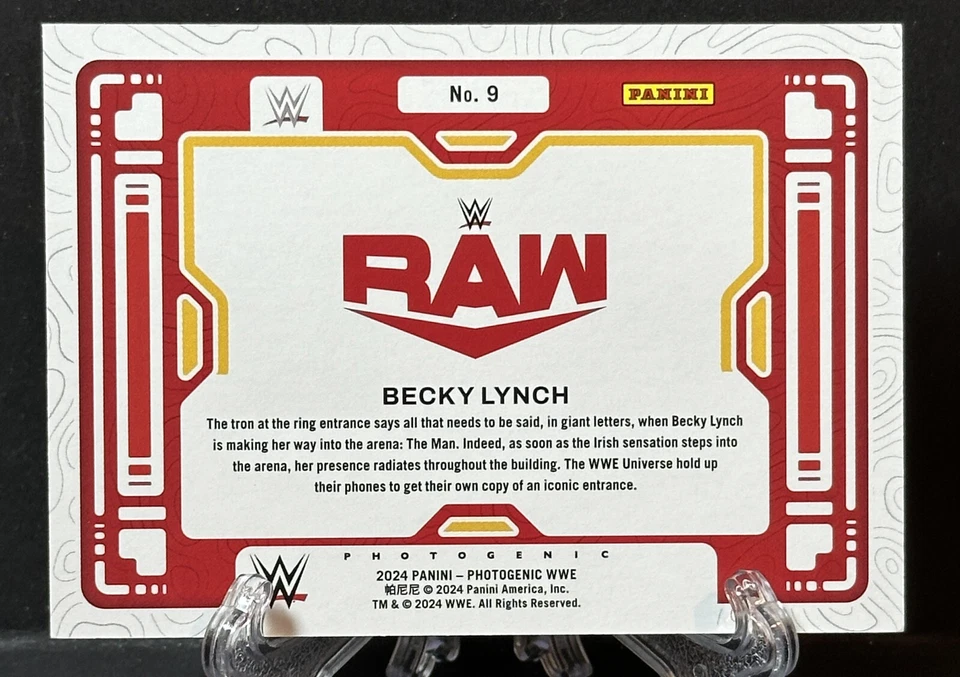 2024 Becky Lynch Panini Photogenic WWE Down the Ramp Insert - Image 2 of 2