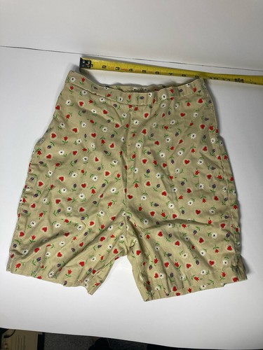Vintage Girls Bright Floral Denim Handmade 1960s Shorts Lot Of 3 Size 5-6 - 第 9/9 張圖片