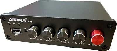 AIYIMA Ayima B01 / FOSI BT30E 2.1 Class D Amplifier Biamp - 50 W x 2 + 100W sub - NEW!