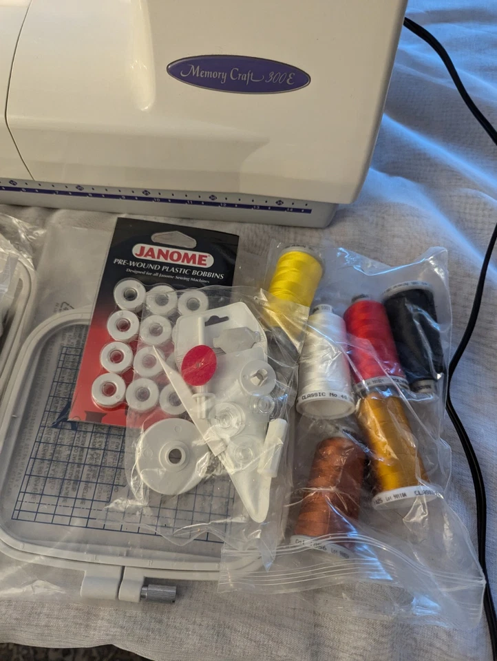 Janome Memory Craft 300E Computerized Embroidery Machine - Image 2 of 4