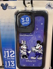 DISNEY PARK 100 Year Anniversary Mickey  Minnie IPHONE 12/13 Pro Max CASE New