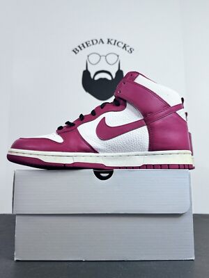 Size 12 - Nike Dunk High White Varsity Red for sale online | eBay