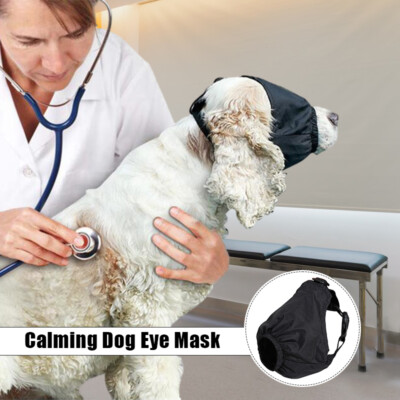 Dog Calming Eye Mask Shading Pet Anxiety Relief Mask Grooming