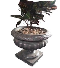 Garden Urn Planter Mold Concrete Cement Plast...