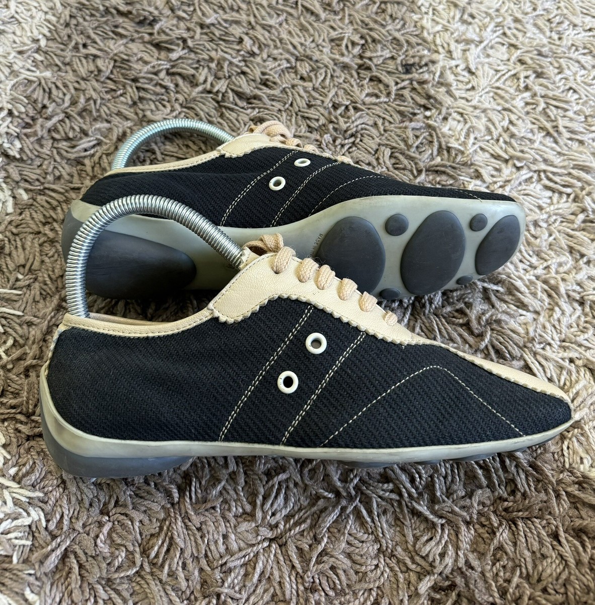 Vintage Miu Miu shoes size 36(1/2) leather/textile | eBay