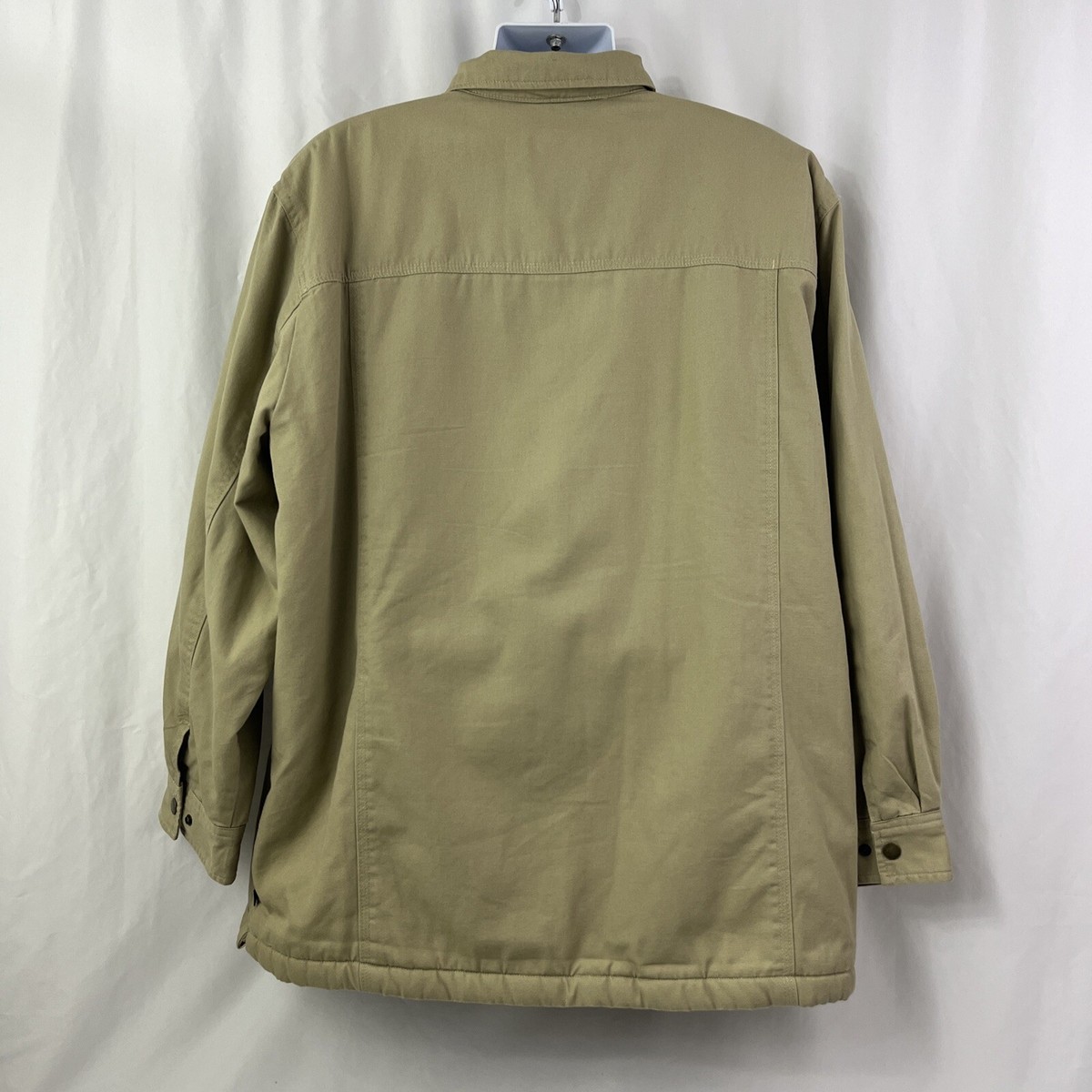 Woolrich Mens Barley Beige Work 6227 Outdoor Coat Jacket Size XXL