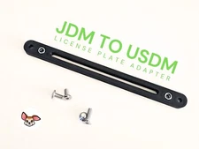 JDM to US/USDM License Plate Mount Adapter - Stainless Hardware - Kei Truck
