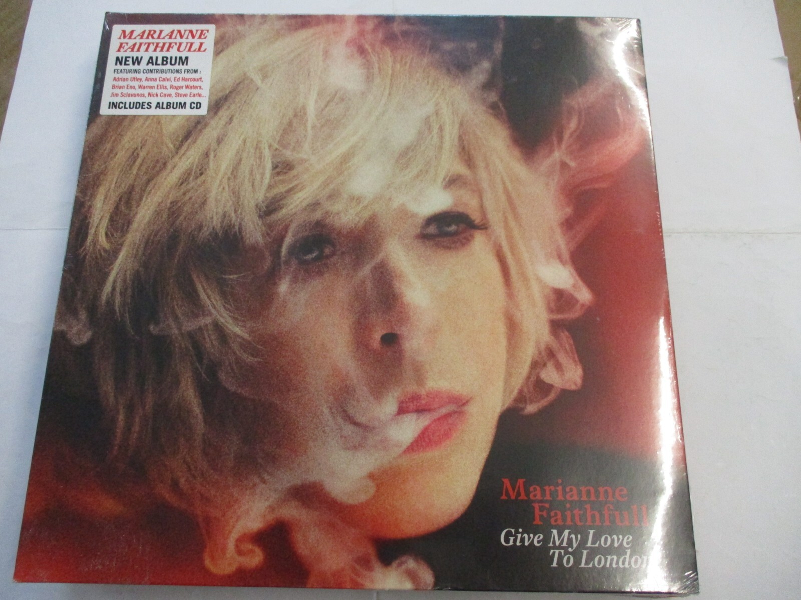 MARIANNE FAITHFULL - GIVE MY LOVE TO LONDON - LP VINILE SIGILLATO + CD 2014