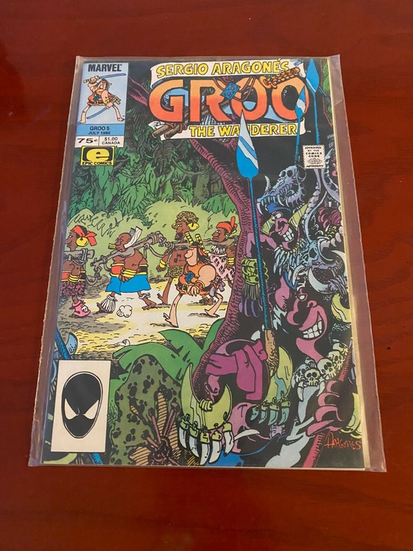 Groois Sergio Aragones The Wanderer July #5 Marvel Comic
