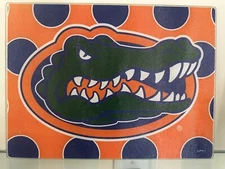 Florida Gators Tempered Glass Cutting Board 11x14 licensed NEW