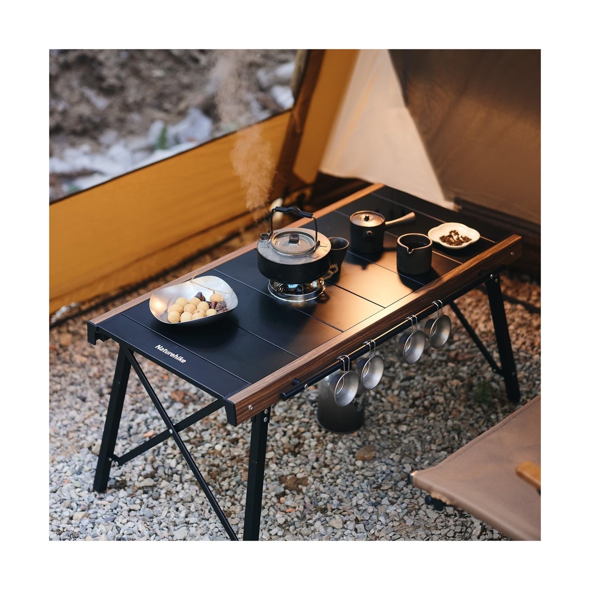 Naturehike Folding IGT Camping Table with Stove | eBay