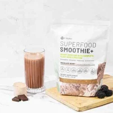 It Works Superfood Smoothie Chocolate Berry 15.3 Oz Vegan Low Carb Protein 