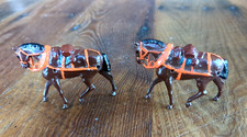 Lead Toy Soldiers Horses lot of 2