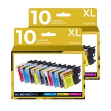 20 Cartucce Compatibili Brother MFC-250C 5490CN MFC5890CN DCP145 DCP165 DCP185