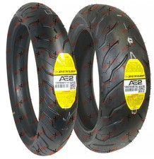 Dunlop American Elite 13080b17 18065b16 Rear Motorcycle Tires Set Ae2 Front