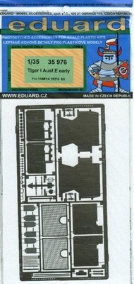 EDU35976 1:35 Eduard PE - Tiger I Ausf E Early Detail Set (TAM kit) #35976