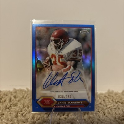 2023 Topps Composite - Christian Okoye #TCA-CO Blue Refractor /150 (AU)