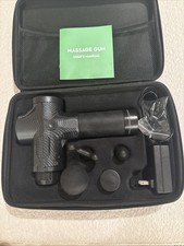 Deep Tissue Massage Gun With Four Attachments New In Case, Unboxed