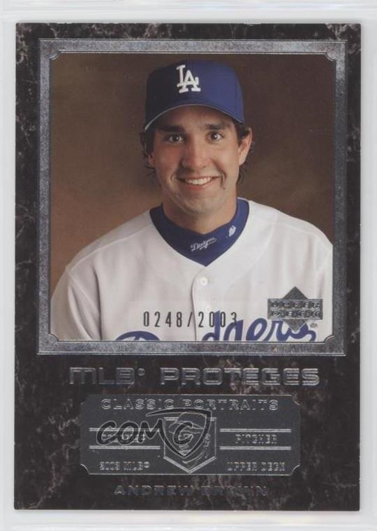 2003 Upper Deck Classic Portraits MLB Proteges /2003 Andrew Brown Rookie RC 4mt