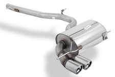 FOX Racinganlage ab Kat li 2x90mm Absorber Audi A3 8P quattro 1.8l 2.0l 2.0l TDI