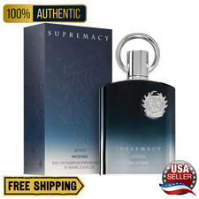 Afnan Supremacy Incense Eau De Parfum 3.4 oz Men  s Cologne Authentic Fragrance