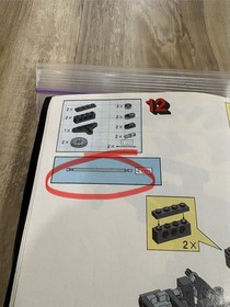 Lego Technic 8836 Sky Ranger- w/ Instructions incomplete used